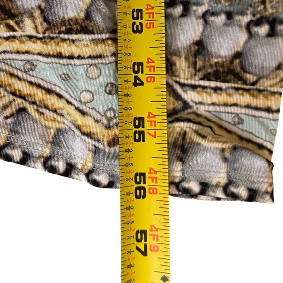 Camilla Leopard Print One-Shoulder Jersey Dress Embellished Snow Whispers Large - Picture 13 of 16